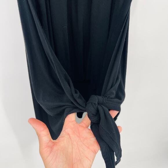 Wilfred Free Black Midi Maxi Dress Women's Size Large - Picture 5 of 5